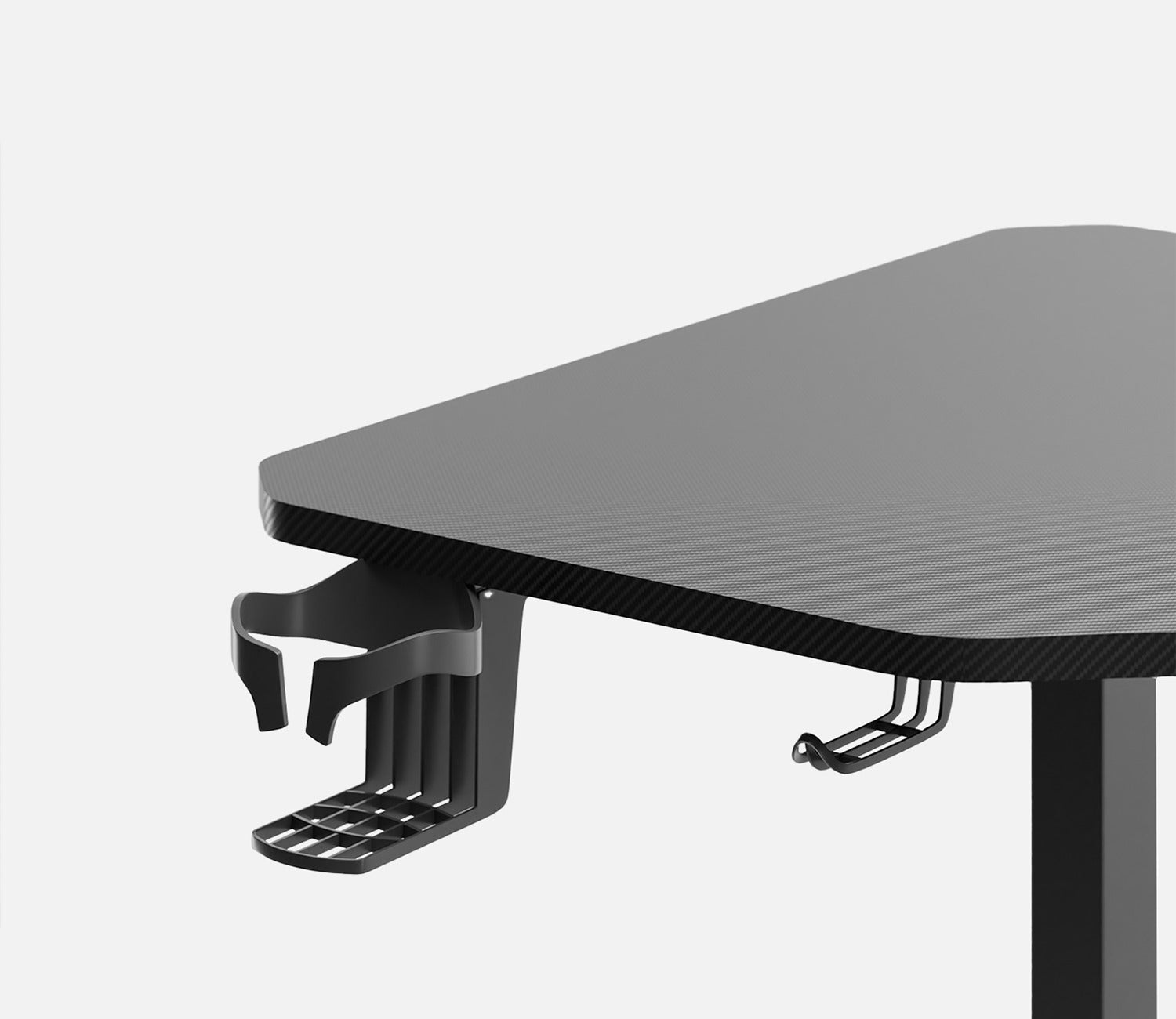 Trigger Multi Purpose Engineered Wood Study Table (Black)