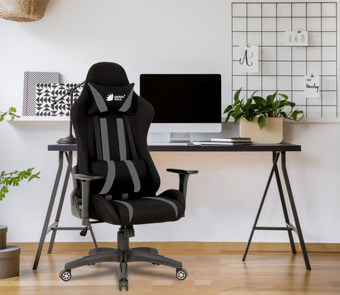 Beast PU Leather Butterfly Mechanism Gaming Chair (Grey)