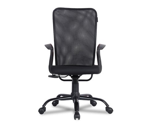 Seoul Mesh Ergonomic Upholstered High Back Office Chair (Black)