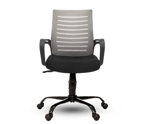 Atom Breathable Mesh Adjustable Ergonomic Office Chair (Grey)