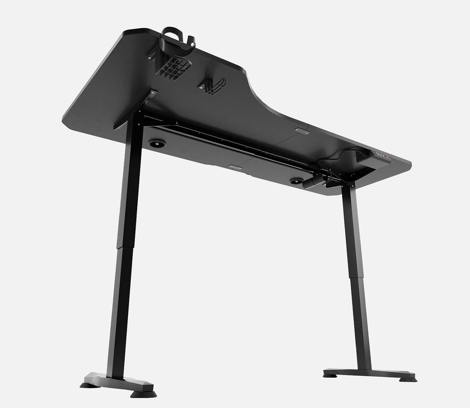 Trigger Multi Purpose Engineered Wood Study Table (Black)
