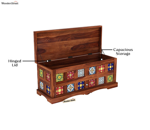 Boho Trunk Box (Honey Finish)