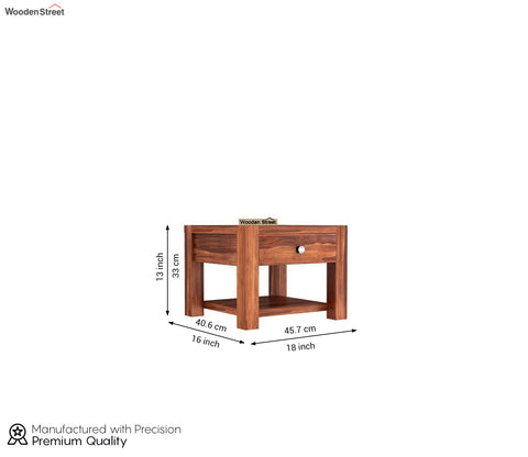 Hout Bedside Table (Honey Finish)