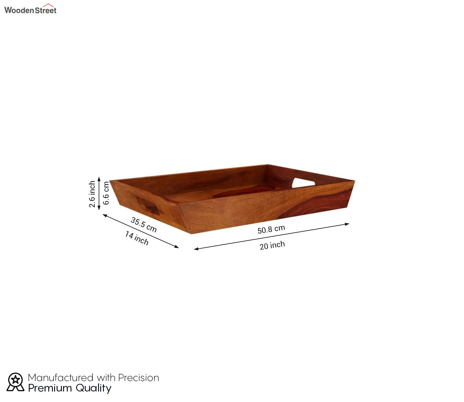 Moto Wooden Tray