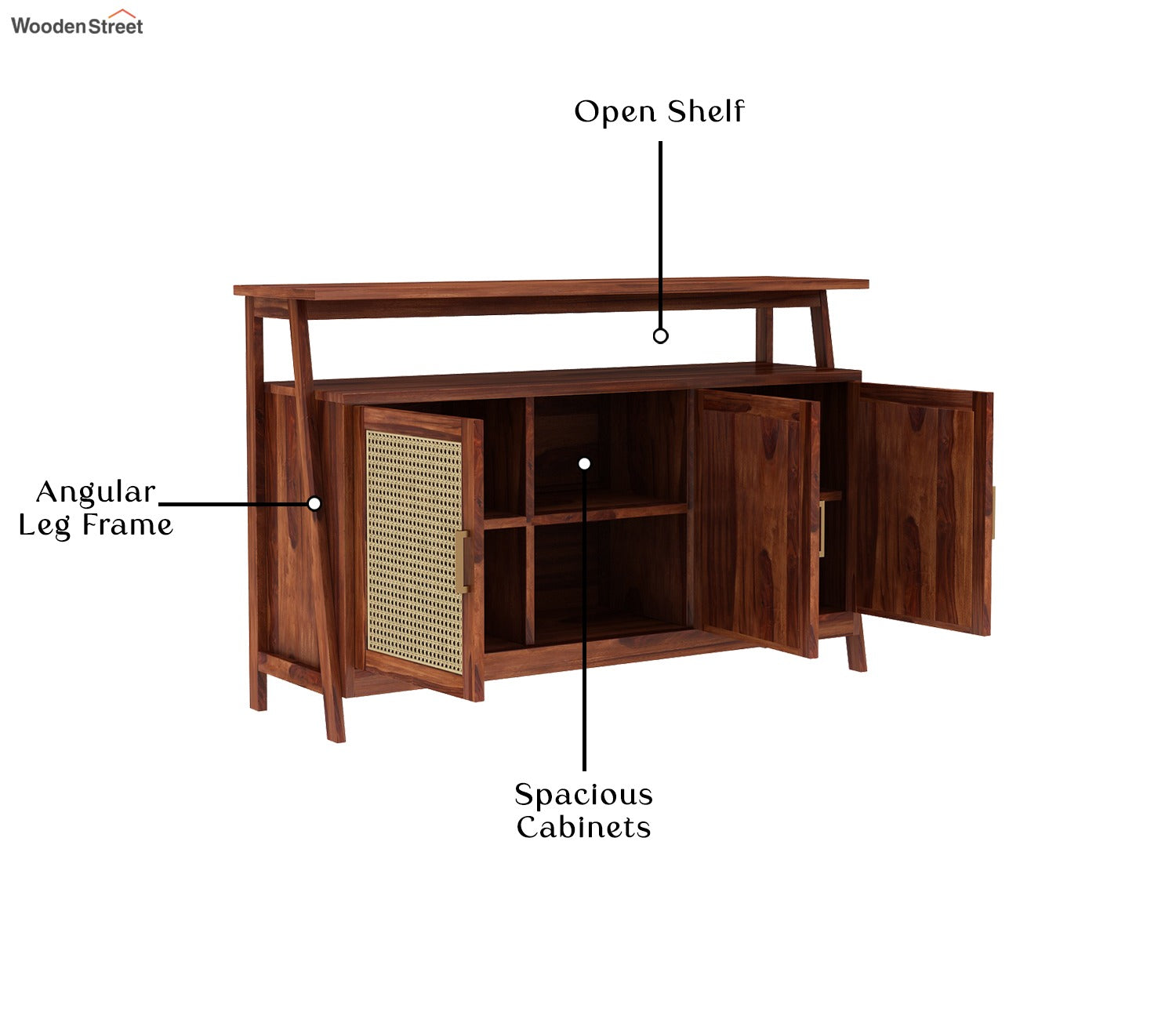 Erin Console Table (Honey Finish)