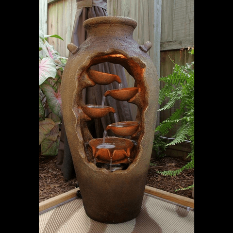 Trueliving MUD Diya Luxury Water Fountain Indoor 4 Ft X 1 FT
