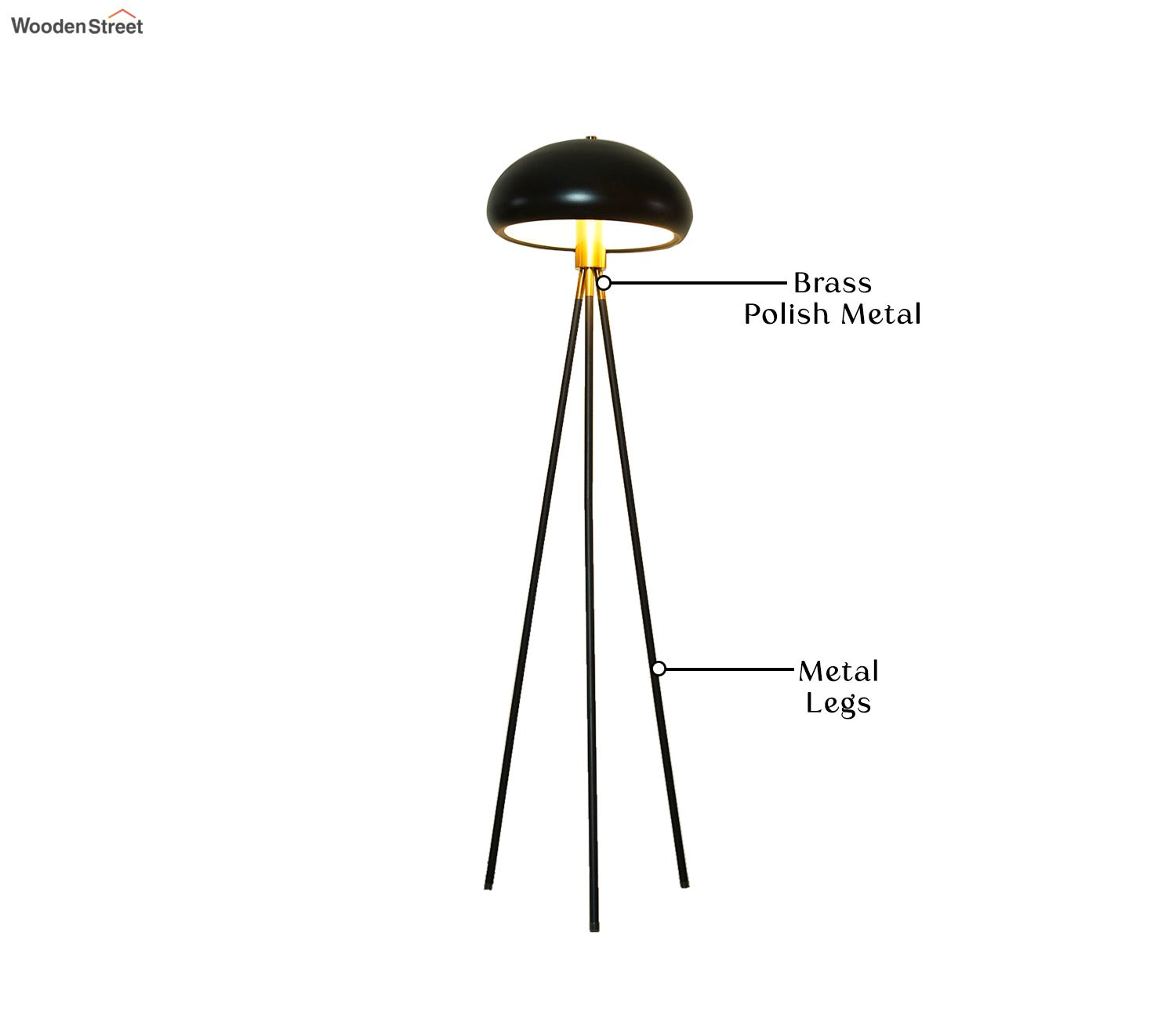 Avia Metal Tripod Floor lamp