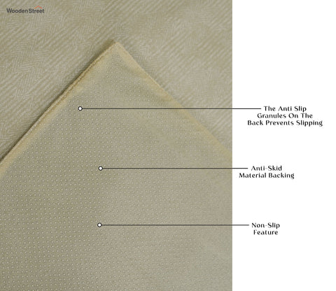 Cambridge 1 Seater Premium Sofa Cover - Set of 4 (Cashew White)