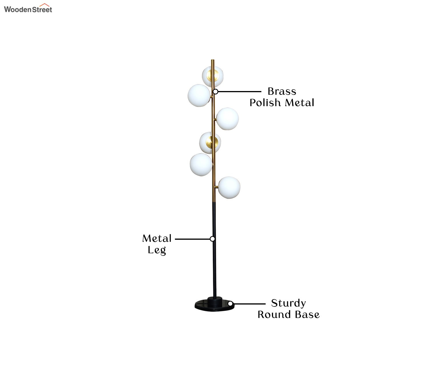 Lurone Luxury Globes Floor Lamp