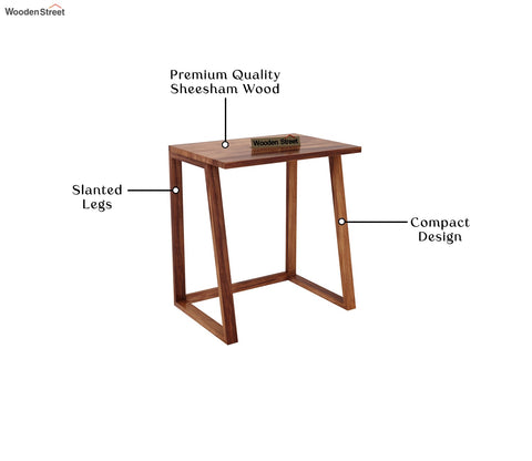 Inaya Sheesham Wood Nest of Tables (Honey Finish, Set of 3)