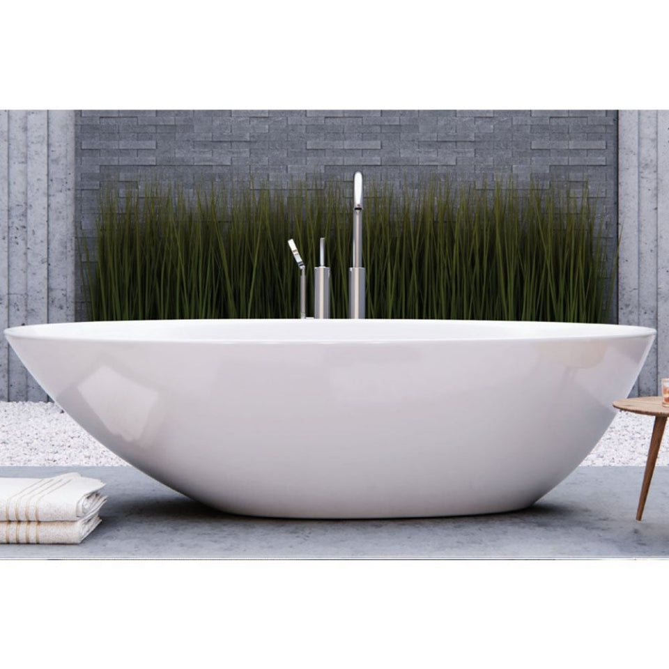 Trueliving_Eggy Freestanding Bathtub_1700 x 850 x 450/580 mm_White