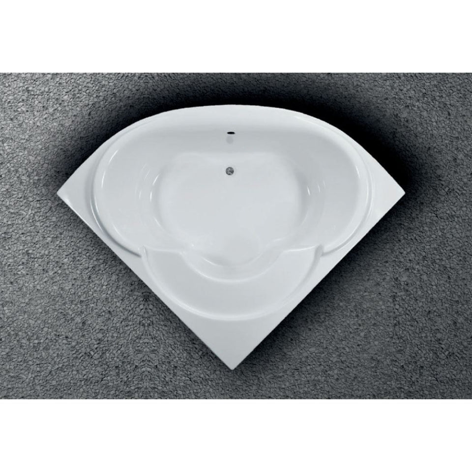Trueliving_Fusion Built-in Bathtub_1400 x 1400 x 450 mm_White