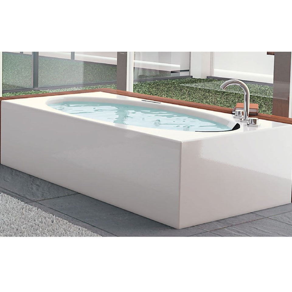 Trueliving_D’Arc Whirlpool Bathtub (Water System)_1800 x 1100 x 470 mm_White