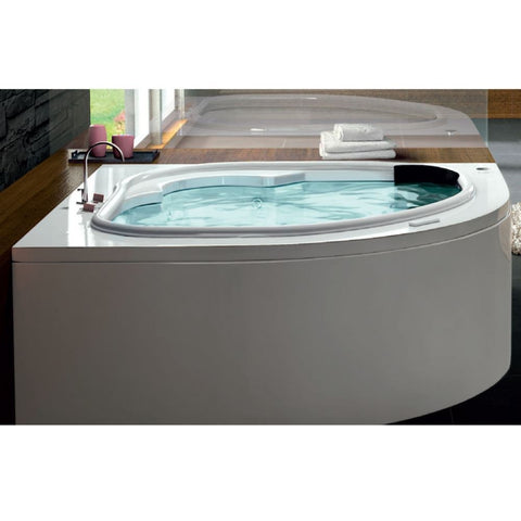 Trueliving_Fusion Whirlpool Bathtub (Water System)_1400 x 1400 x 450 mm_White