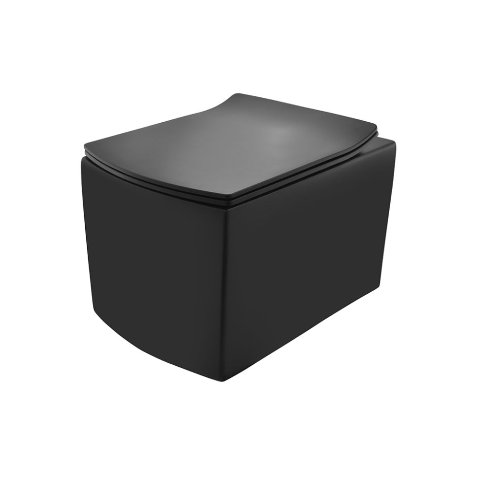 Trueliving_Kubix Rimless, Blind Installation Wall Hung WC_360x500x330 mm_Black Matt