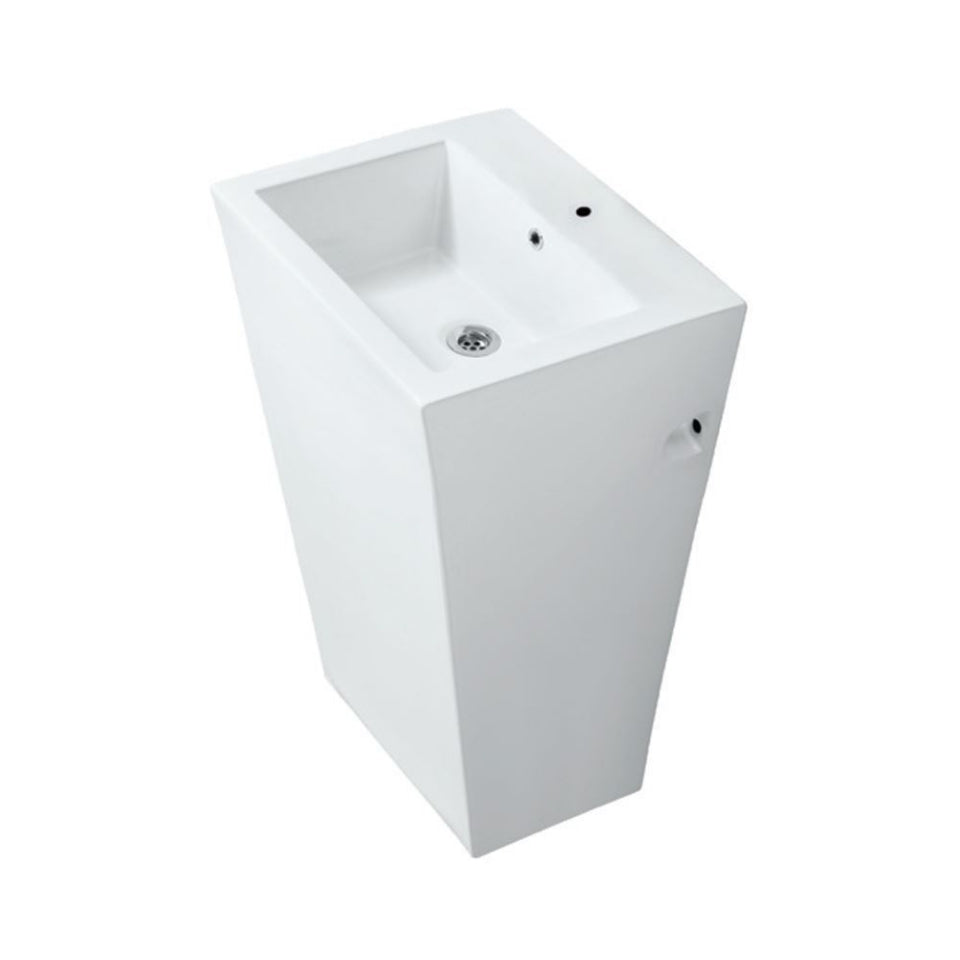 Trueliving_Kubix Floor standing Basin_520x460x855mm_White