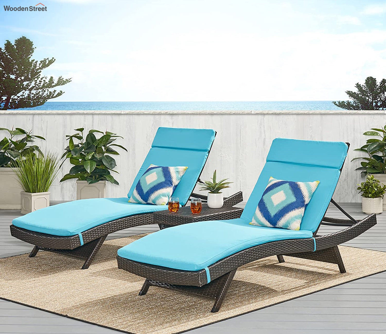 Liam Reclining Sun Lounger