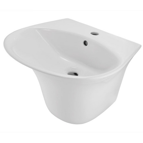 Trueliving_Ornamix Wall Hung Integrated Basin with Fixing Accessories_495x440x365 mm_White