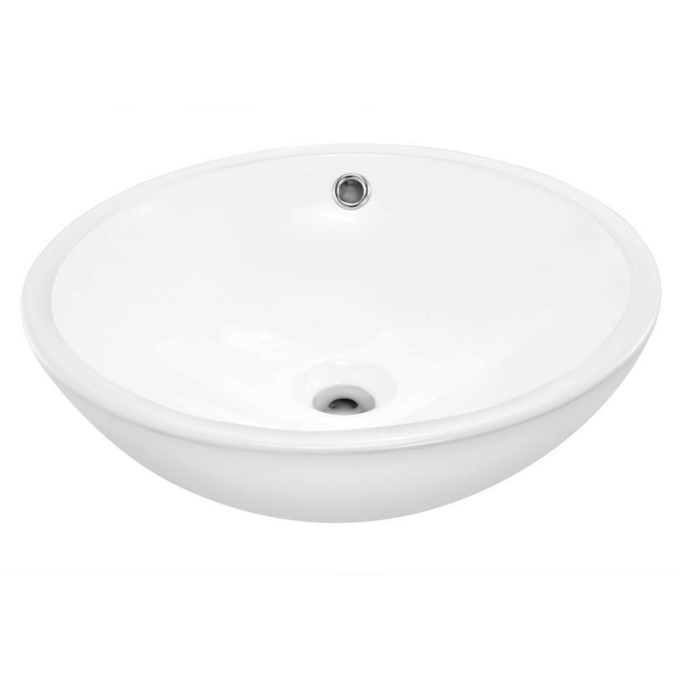 Trueliving_Ornamix Table Top Basin_425x425x145 mm_White