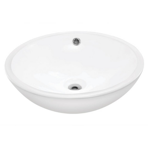 Trueliving_Ornamix Table Top Basin_425x425x145 mm_White