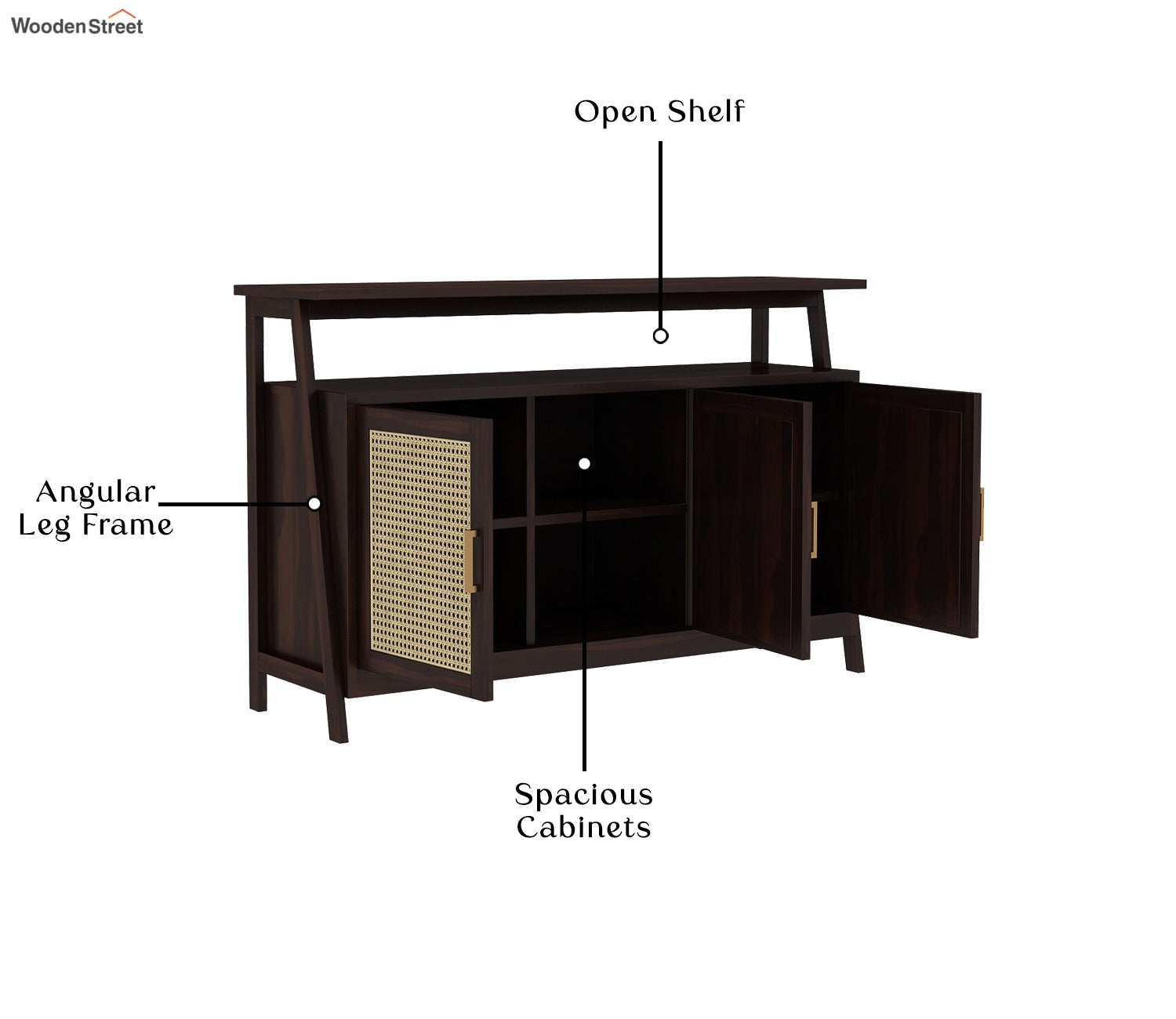Erin Console Table (Walnut Finish)
