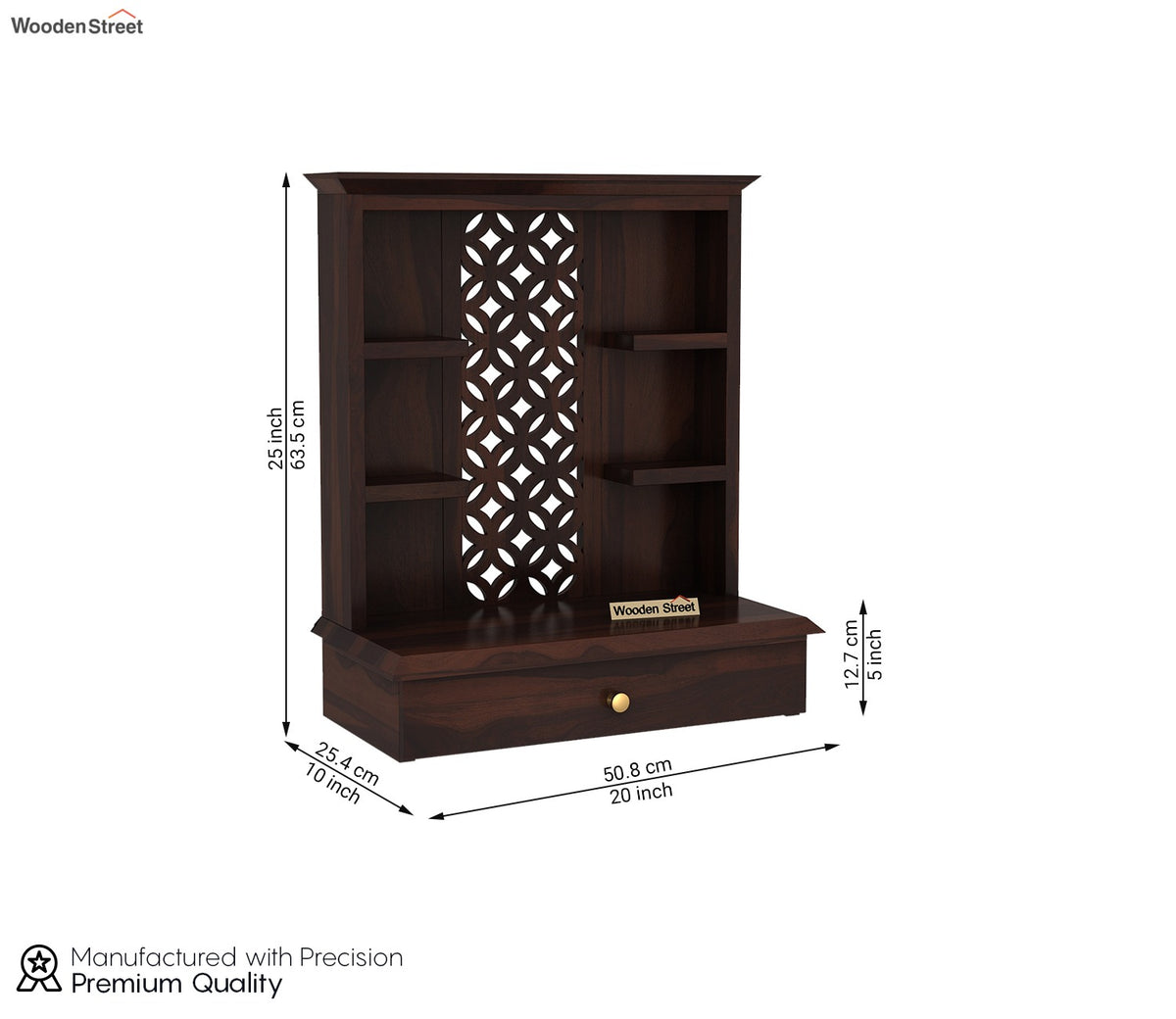 Ivara Home Temple (Walnut Finish)