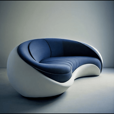 Trueliving Royal Blue Chair Living Room H 34 x W 27 x D 31.5