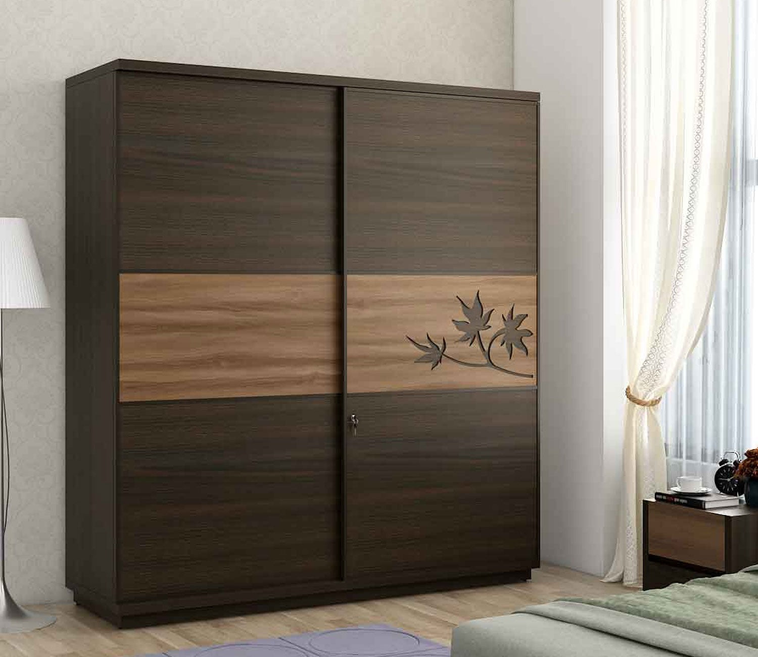 Maple 2 Door Sliding Wardrobe