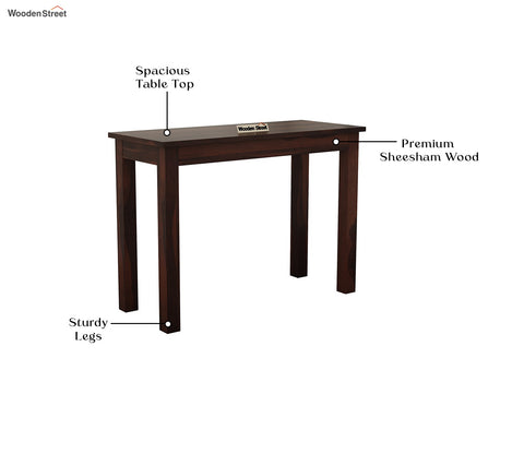 Optima Sheesham Wood Study Table (Walnut Finish)