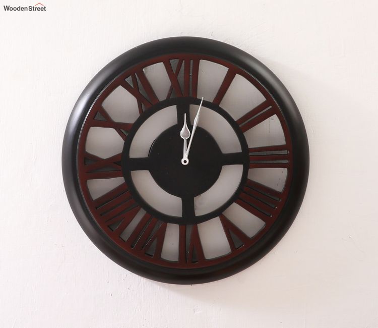 Analog Clock - Perro Carved Wooden Wall Clock