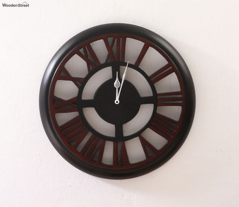 Analog Clock - Perro Carved Wooden Wall Clock
