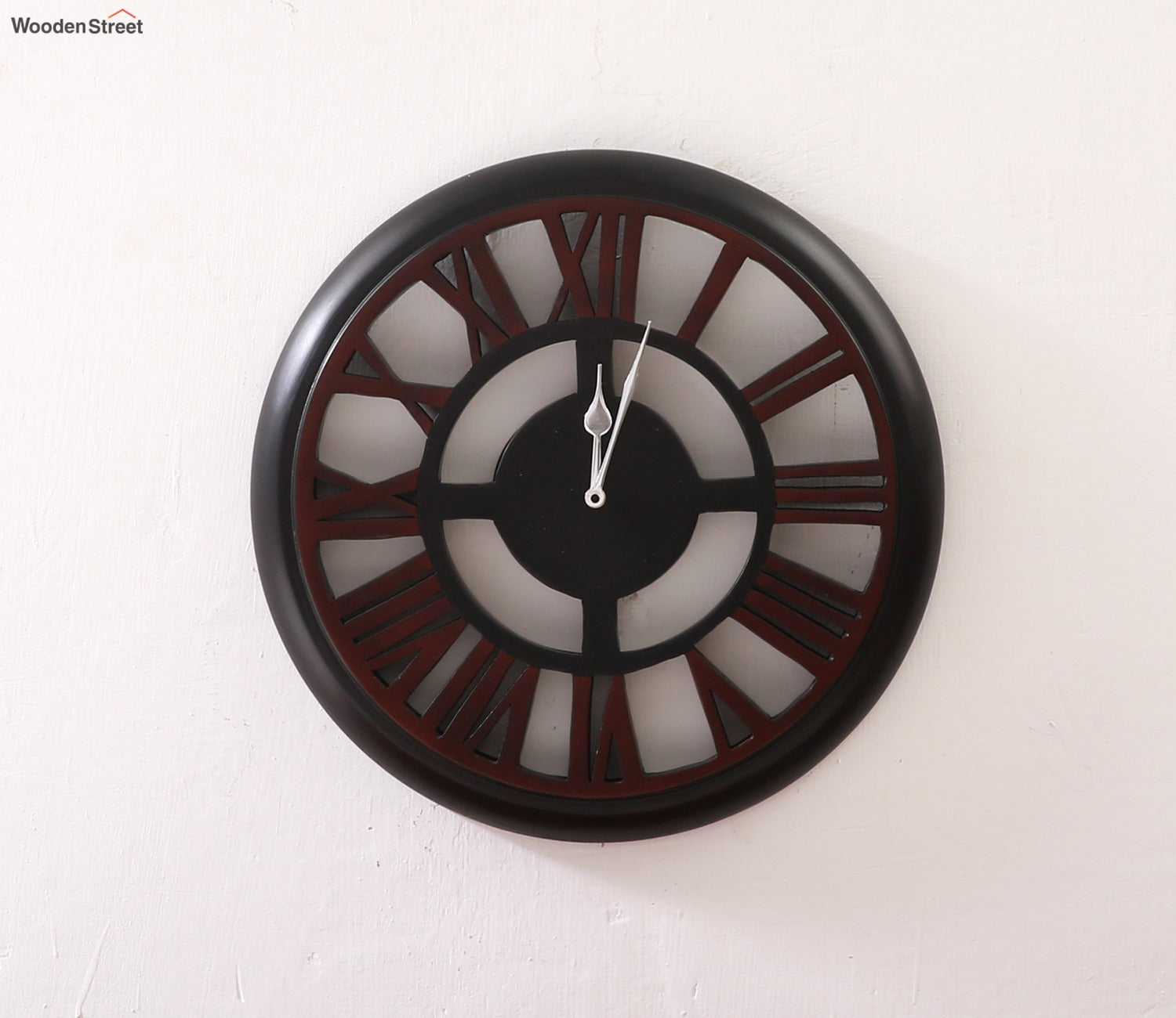 Analog Clock - Perro Carved Wooden Wall Clock