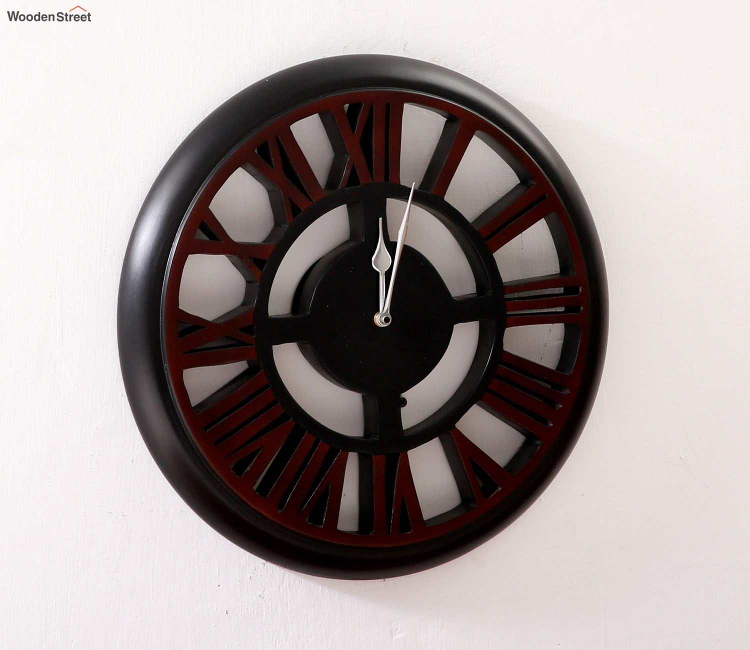 Analog Clock - Perro Carved Wooden Wall Clock