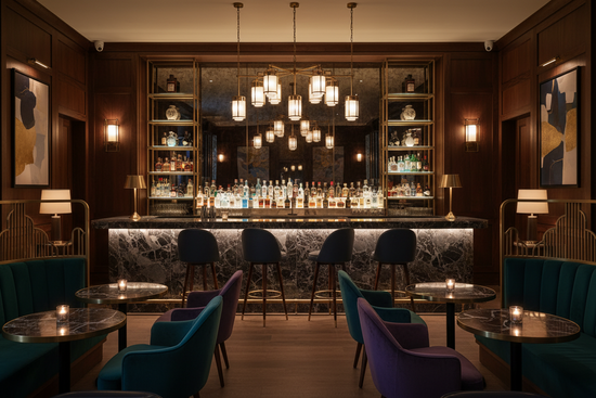 Bars - Cocktail Lounges-Interior Design