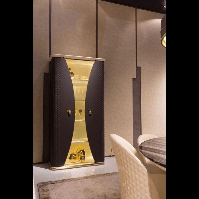 Trueliving Mini Bar Cabinet With Lighting (‎Standard (Between 20-40 In Width, 30-40 In Height)