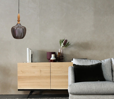 Ellyse Hanging Pendant Light (Smokey Grey)