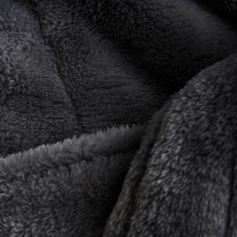 Deluxe Microfibre Robe 300 gsm Charcoal