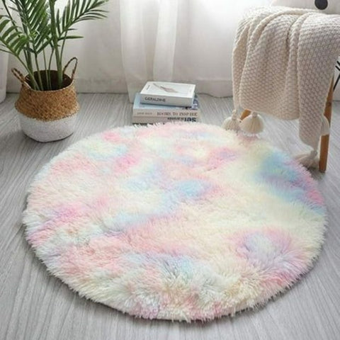 Trueliving Light Designer Luxury ‎Carpet Multicolor Round 9X9 Feet