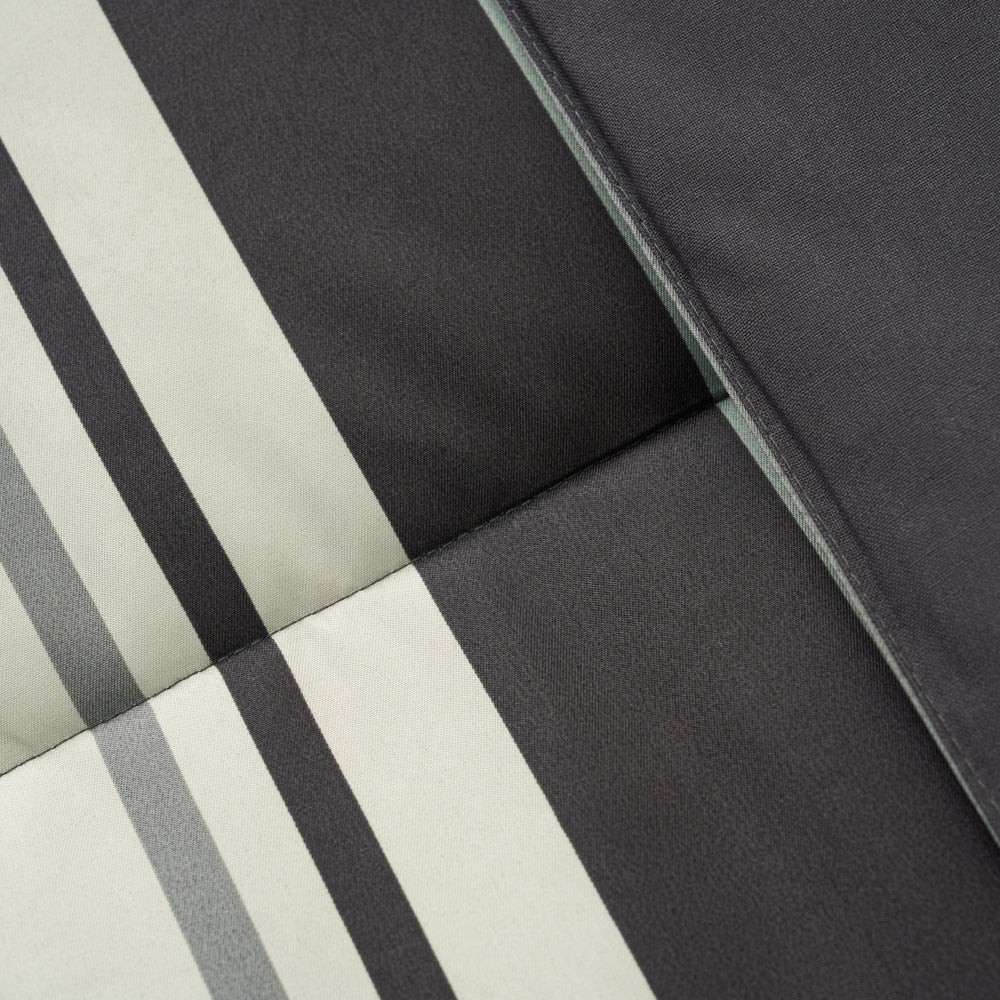 Multi Stripe Comforter KSB Charcoal Stripe