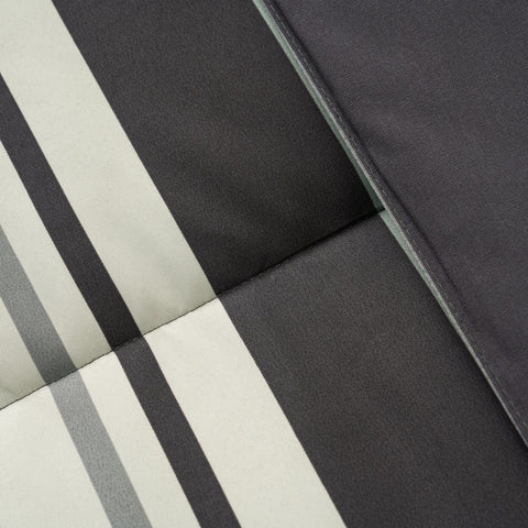 Multi Stripe Comforter KSB Charcoal Stripe
