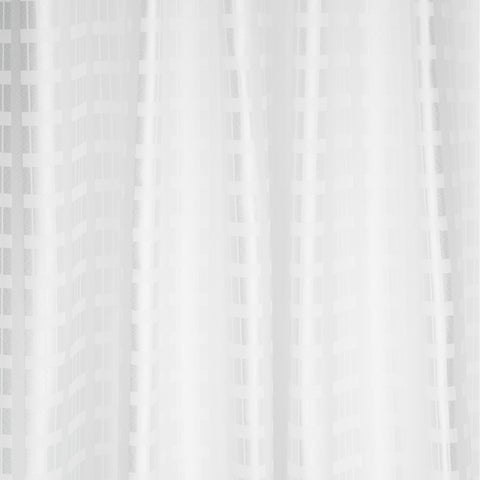 Shower Curtain Box Stripe 100% Polyester Charcoal