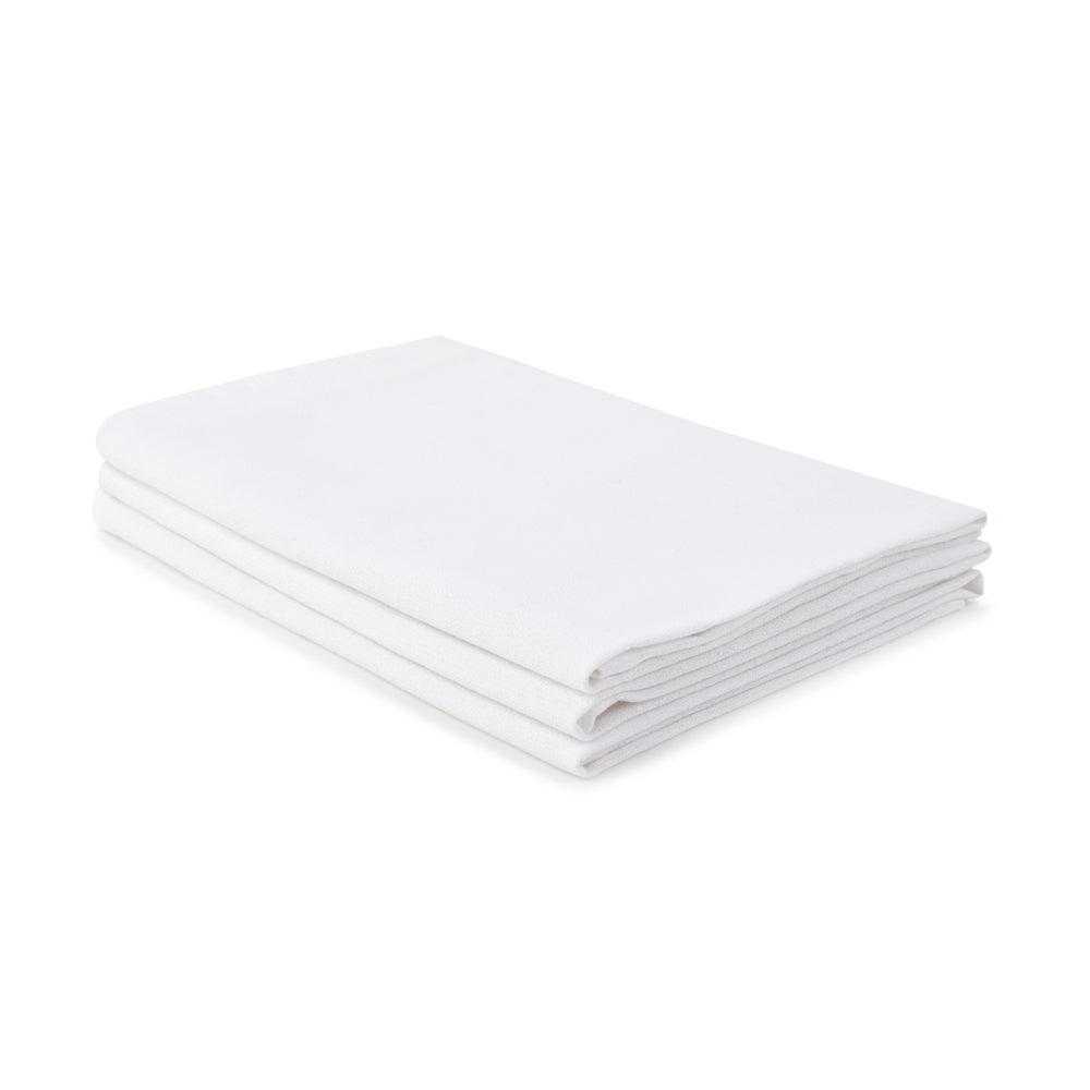 Caress Serviettes 100% Polyester 245 gsm White