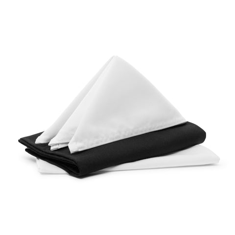 Caress Serviettes 100% Polyester 245 gsm White