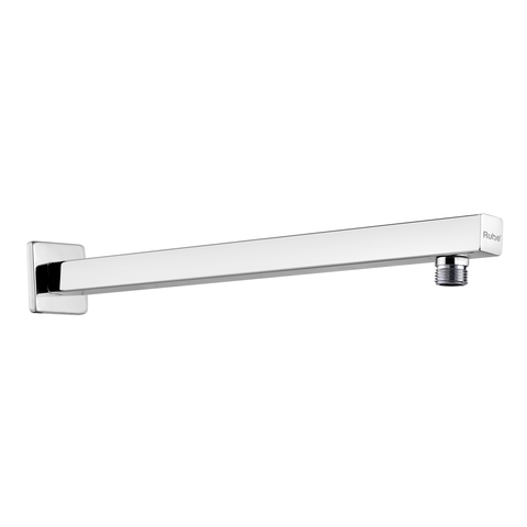 Trueliving_Square 304-Grade Shower Arm (24 Inches) Silver