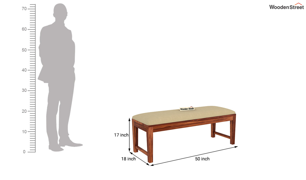 Mcbeth - Sofie Storage 6 Seater Dining Table Set With Mcbeth Bench (Honey Finish)