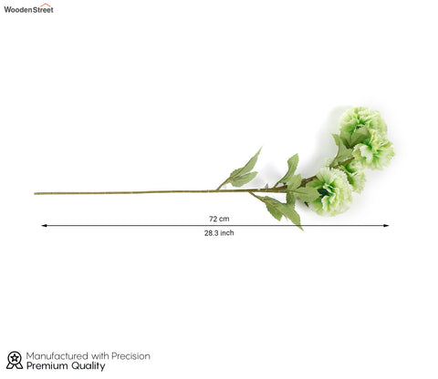 Forever Flora Artificial Hhydrangea Flower- Set Of 3 (Green)
