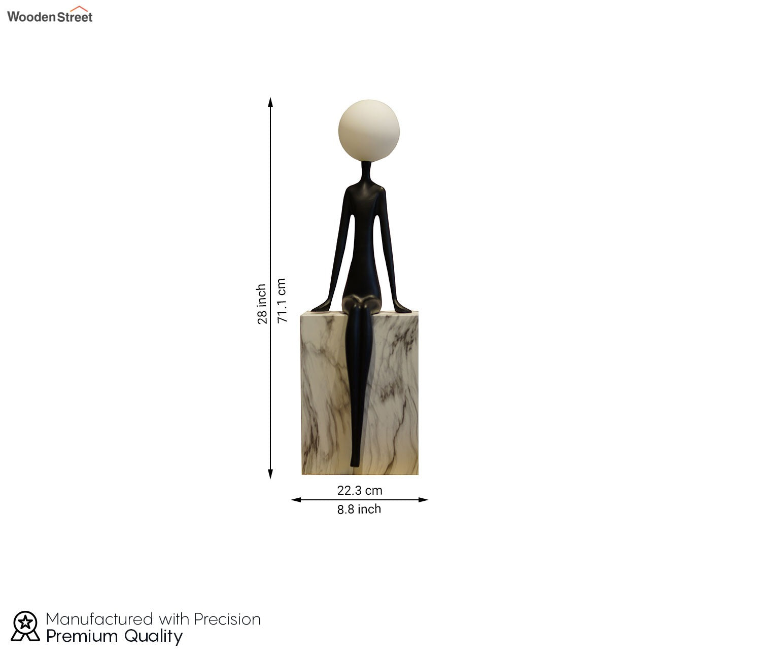 Athens Male Table Lamp