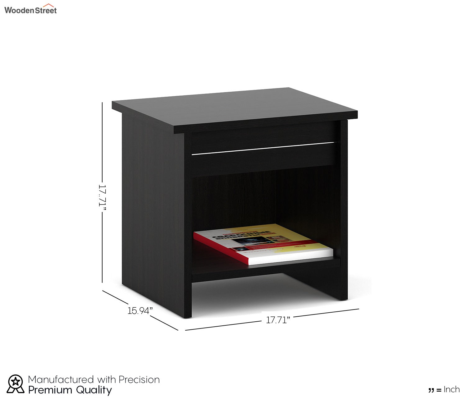 Kosmo Carnival Engineered Wood Bedside Table