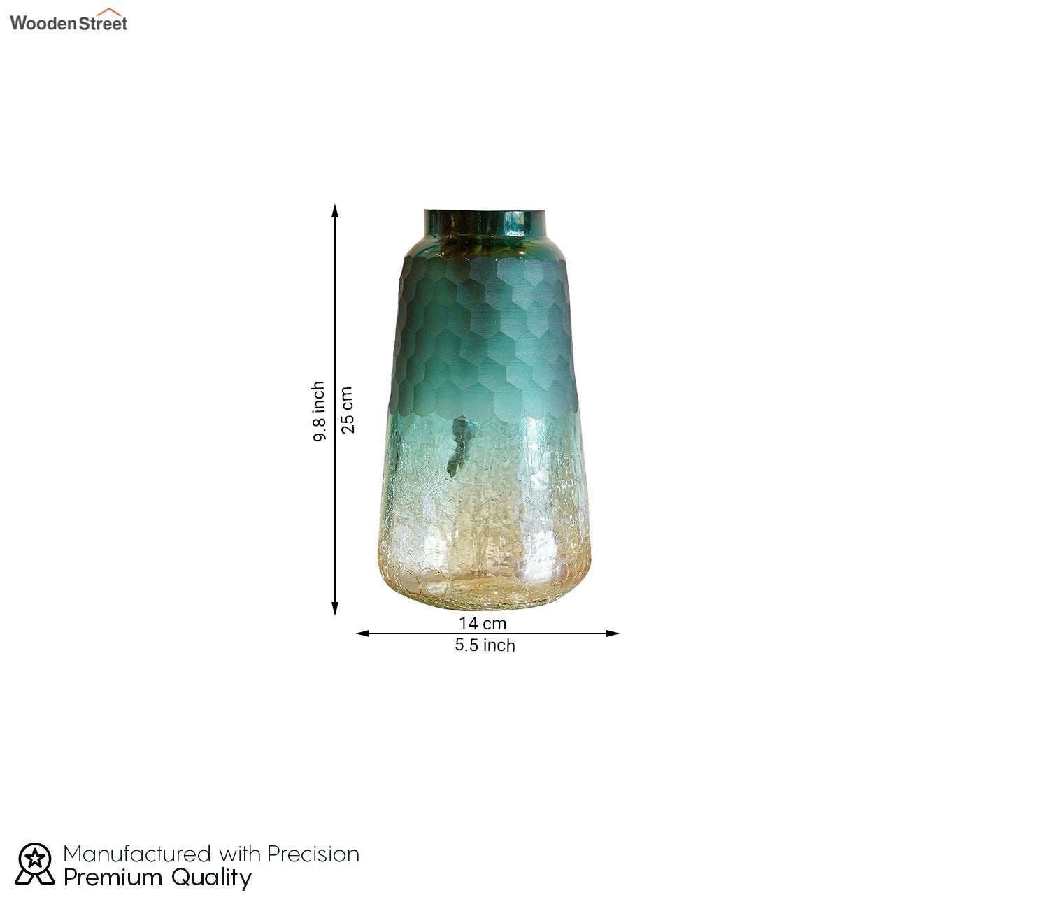 Blithe Translucent Glass Vase