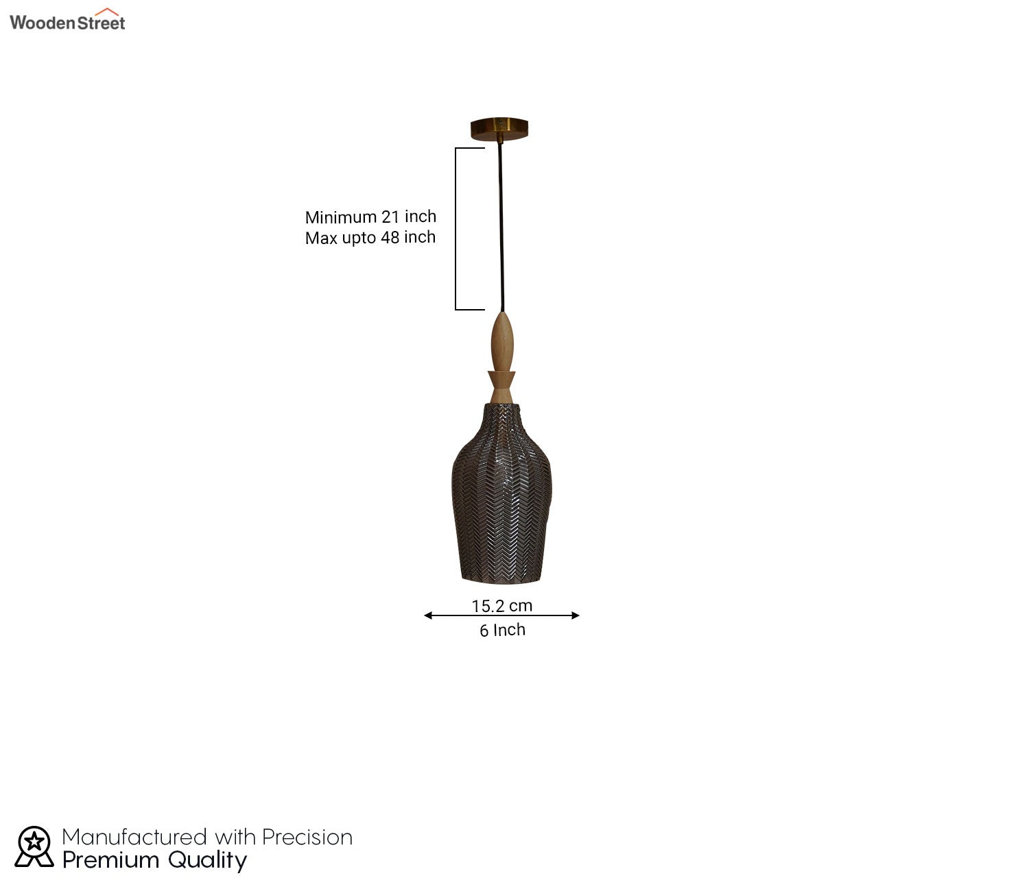 Miera Glass Pendant Light (Smokey Grey)